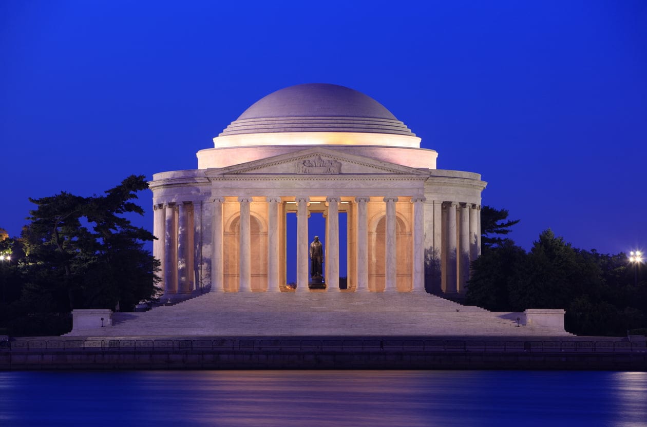 The jefferson memorial