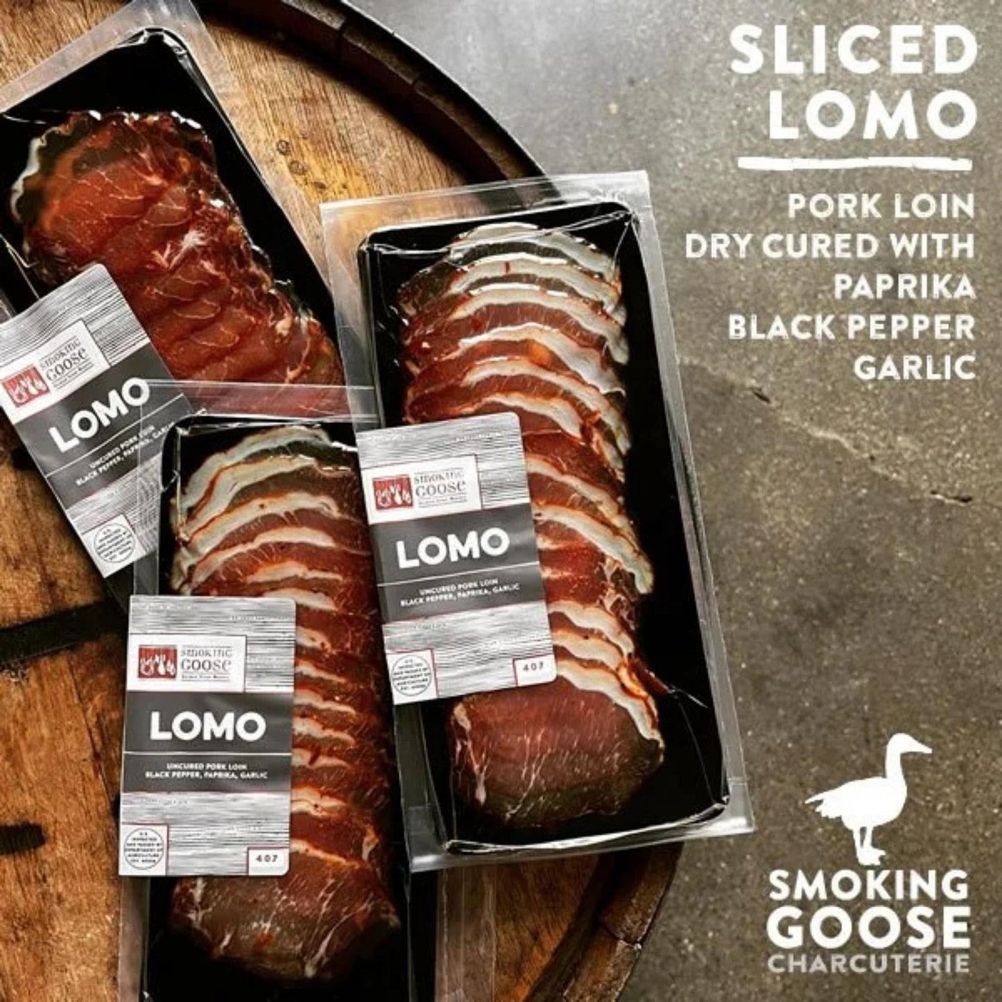 Smoking Goose Lomo Spanish-style cured pork loin made in Indianapolis