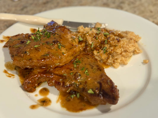 Garlic Butter Keto Pork Chops