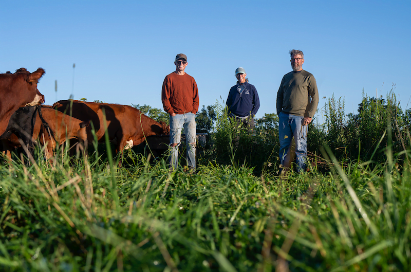 Tyner Pond Farm, Grassfed Beef, Chris Baggott, Amy Baggott, Jim Baggott