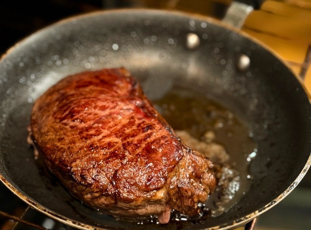 Grassfed beef raised on pasture in Indiana for a carnivore diet