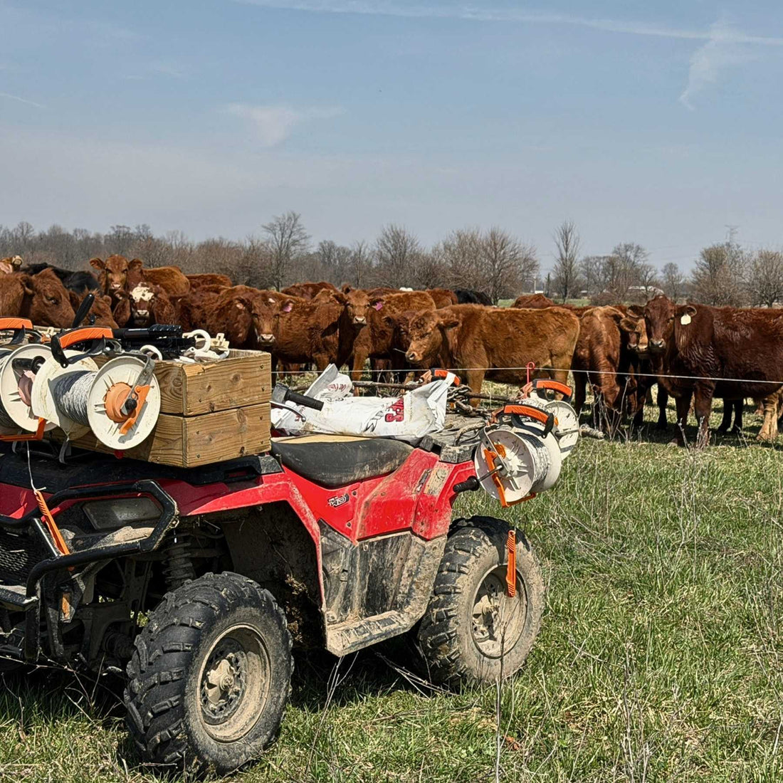 Indiana grassfed beef farm equipment