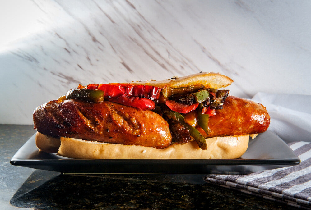 Philly Cheese Steak Brats