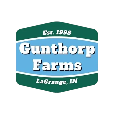 Gunthorp Farms logo indicating source of pasture-raised pork