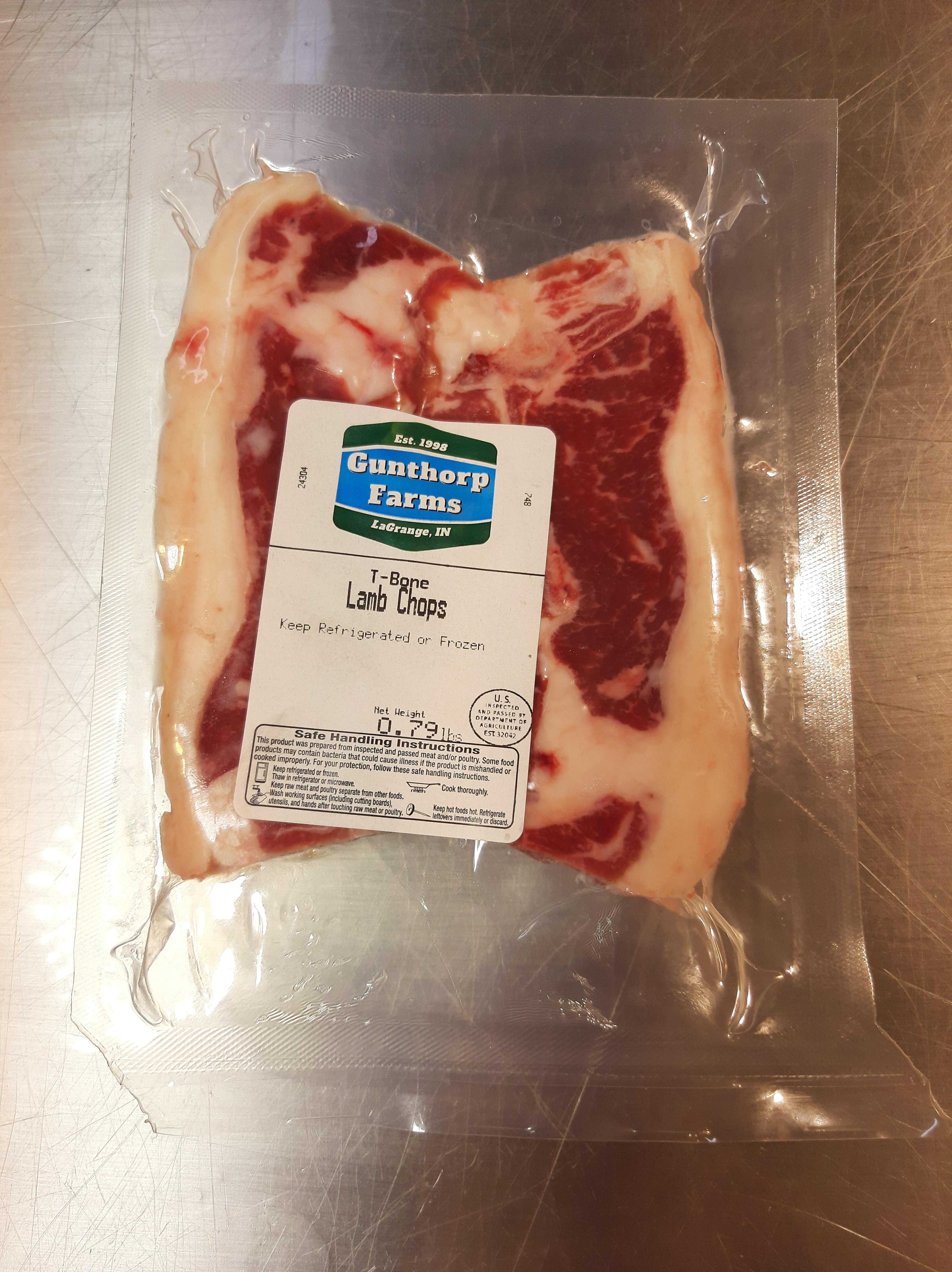 Pastured raised Lamb chops (Gunthorp Farms)