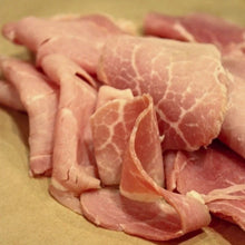 Smoking Goose City Ham sliced boneless ham made in Indianapolis and offered through Tyner Pond Farm